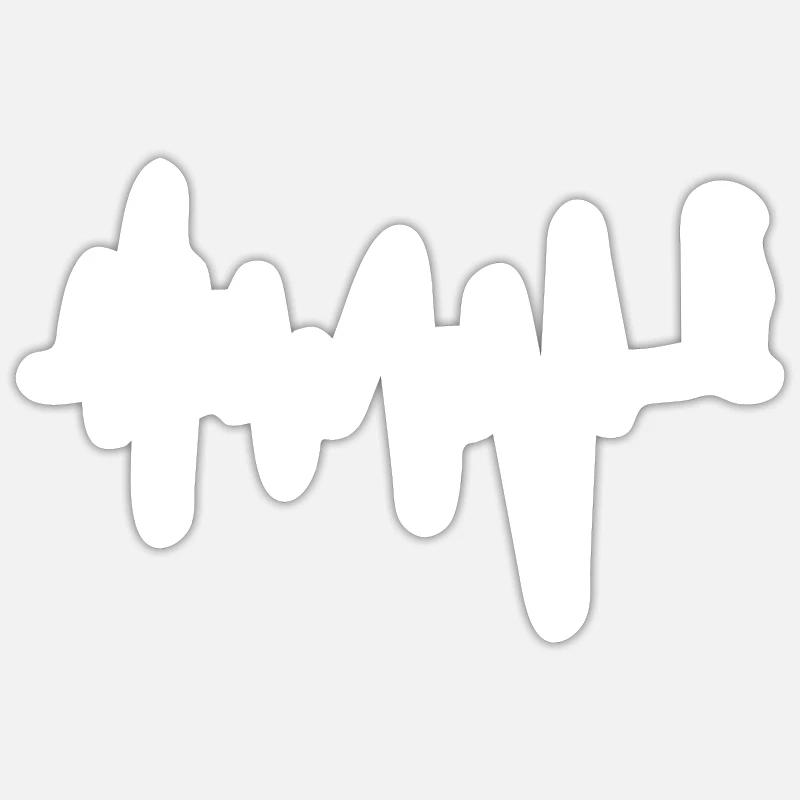 suricates - Sticker taille S (10 x 10 cm) - blanc mat