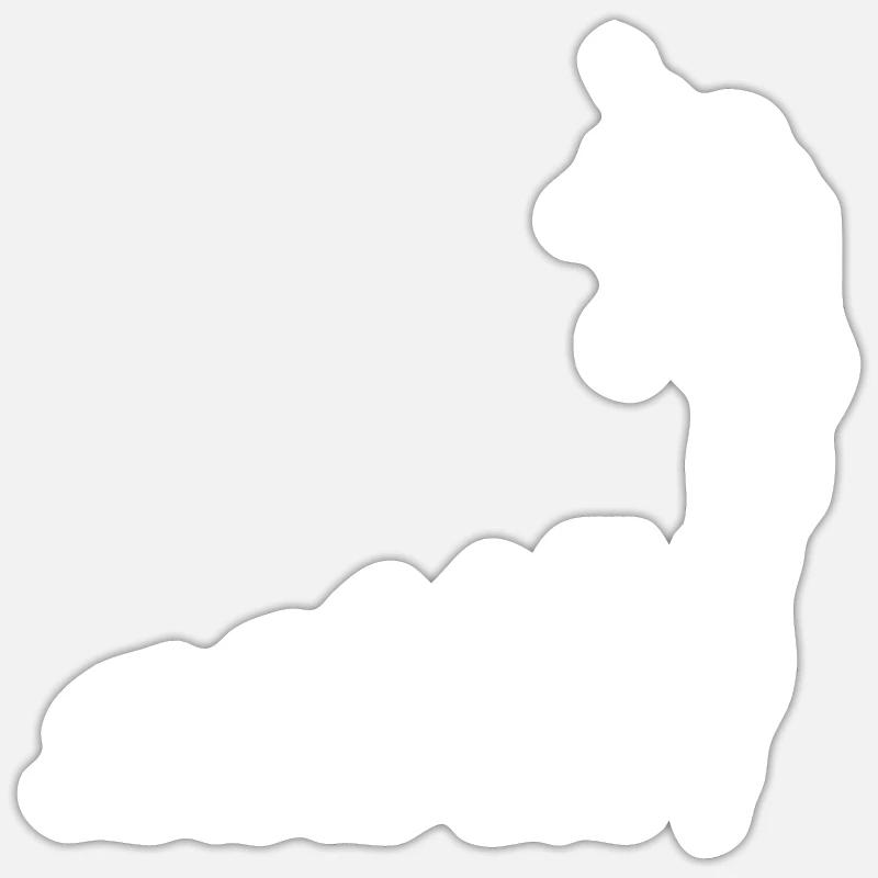 Escalade évolution grimpeur rocher cadeau Sticker taille S (10 x 10 cm)