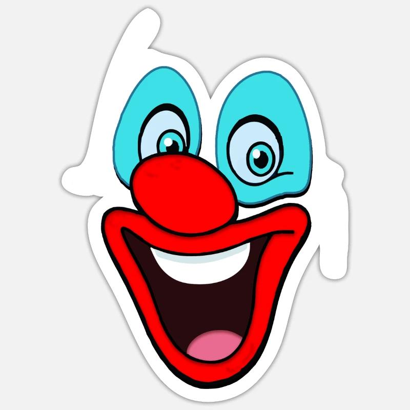Carnival Cologne - Sticker size S (10 x 10 cm) - white matte
