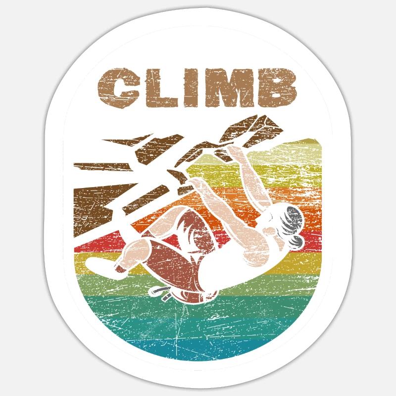 grimper Sticker taille S (10 x 10 cm)