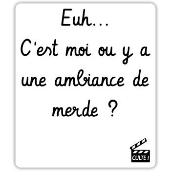 Kaameløtt - Réplique Culte - Léodagan - Humour - Sticker taille S (10 x 10 cm) - blanc mat - Devant