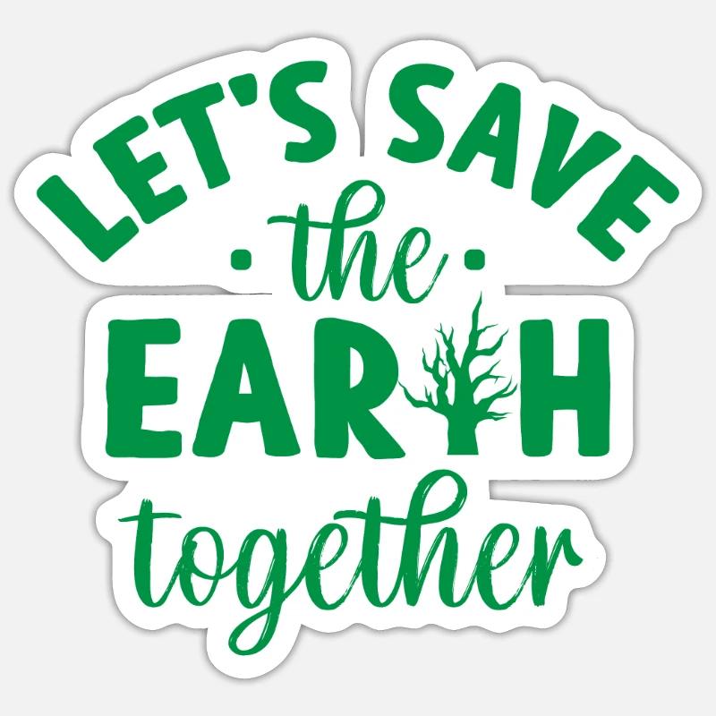 environmental Protection - Sticker size S (10 x 10 cm) - white matte