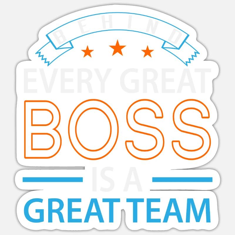 Great team - Sticker size S (10 x 10 cm) - white matte