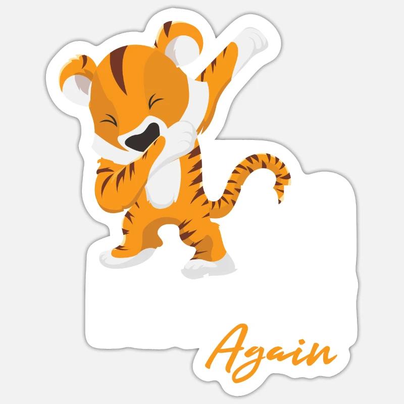 Nochmal Großer Bruder - Sticker Größe S (10 x 10 cm) - Mattweiß