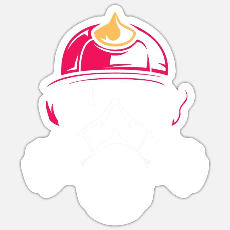 firefighter Sticker size S (10 x 10 cm)