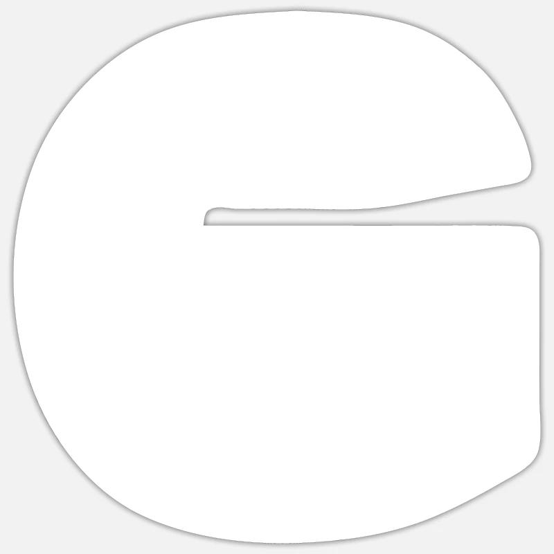 Initial letter G Sticker size S (10 x 10 cm)