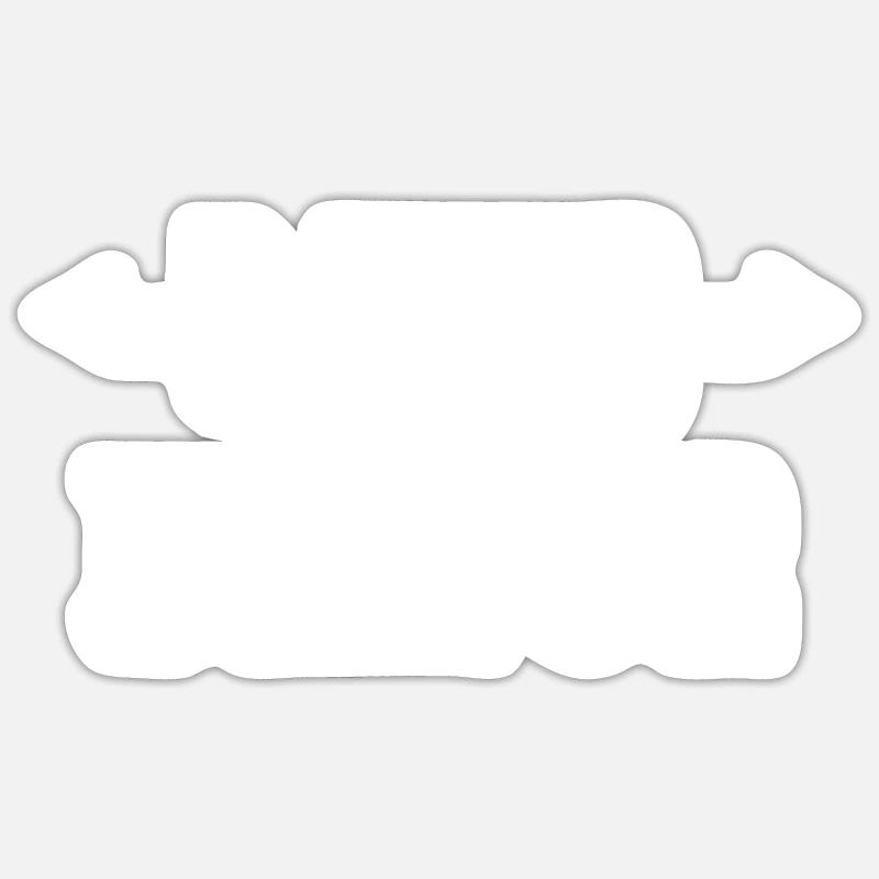 LINEDANCE - Sticker Größe S (10 x 10 cm) - Mattweiß