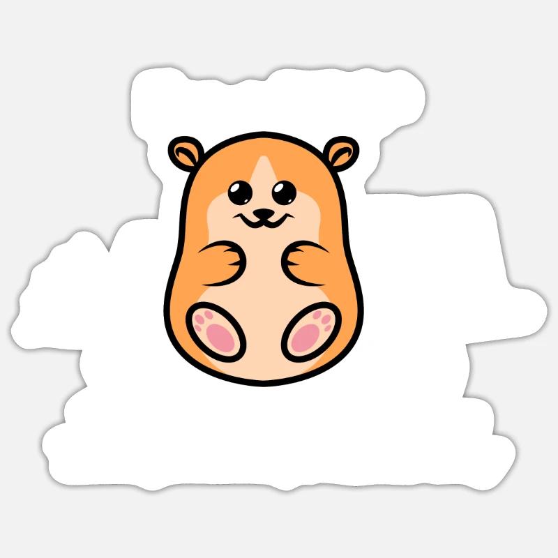 Delayed Funny Sticker size S (10 x 10 cm)
