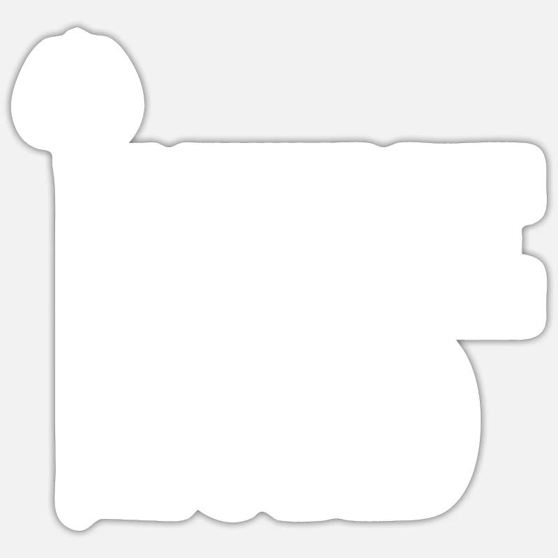 Meme Lord - Sticker Größe S (10 x 10 cm) - Mattweiß
