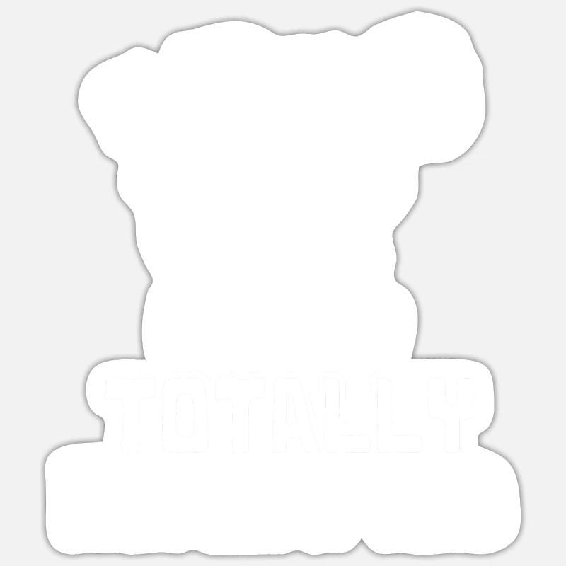Koala eucalyptus gift - Sticker size S (10 x 10 cm) - white matte