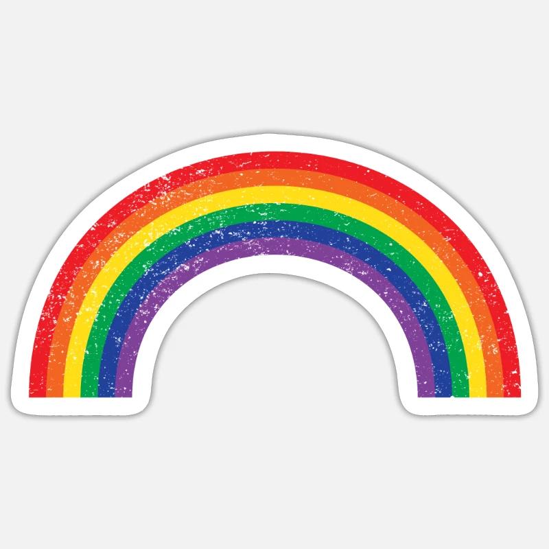 rainbow rainbow Sticker size S (10 x 10 cm)