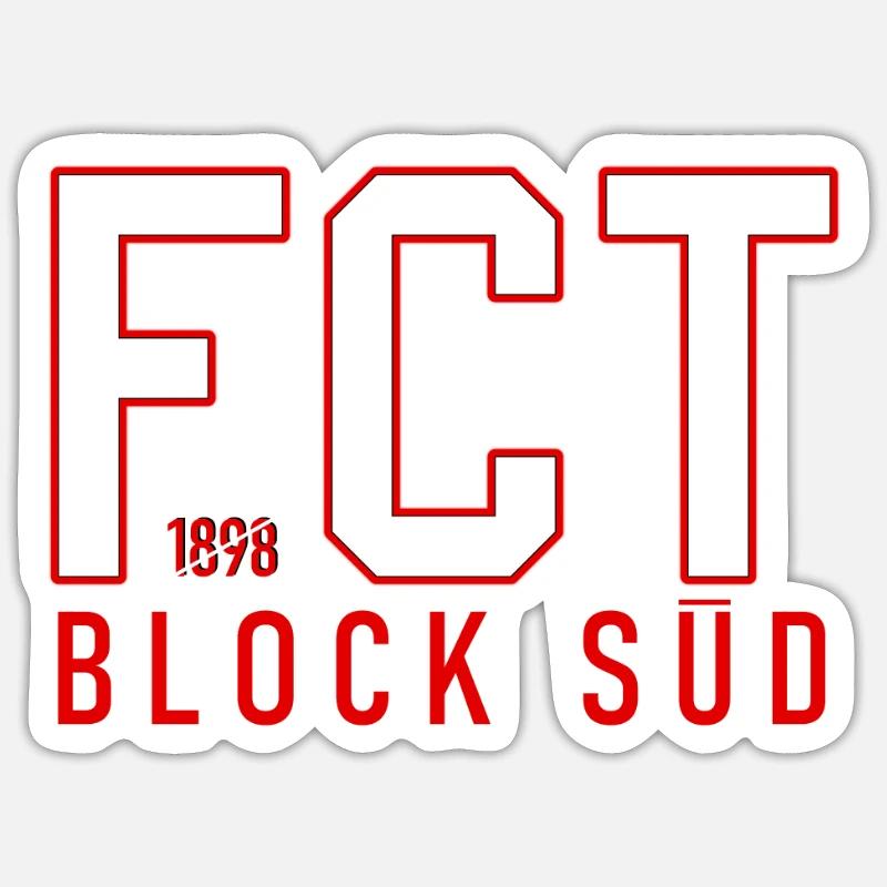 FCT Thun - Sticker Größe S (10 x 10 cm) - Mattweiß