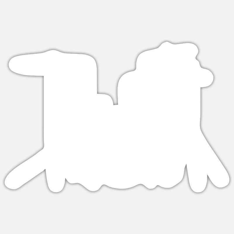 Drummer Drums Drum Drums - Sticker size S (10 x 10 cm) - white matte