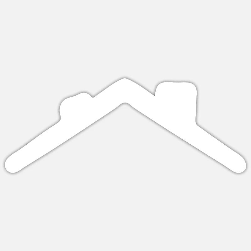 roofer - Sticker size S (10 x 10 cm) - white matte