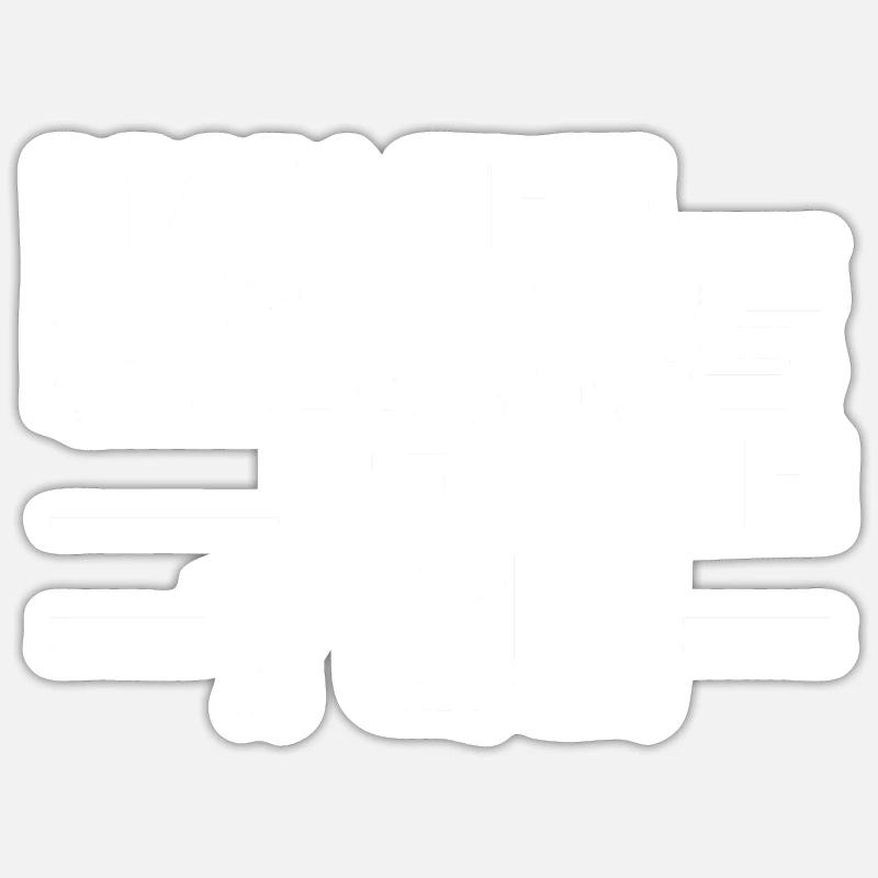 Mögen die Vierziger Mit der Sein - Sticker Größe S (10 x 10 cm) - Mattweiß