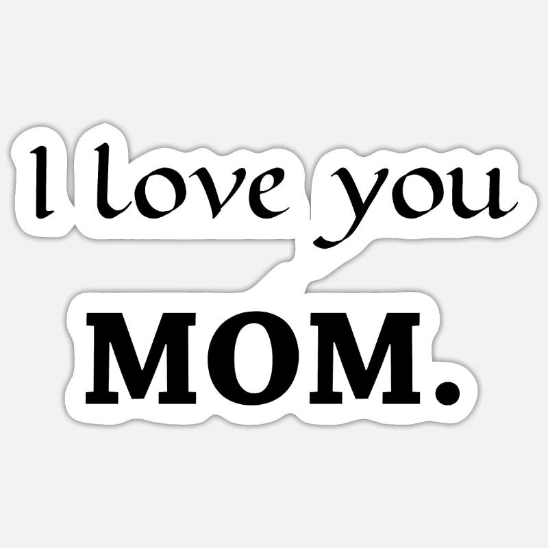 Muttertagsgeschenk-muttertag spruch-muttertag Sticker Größe S (10 x 10 cm)