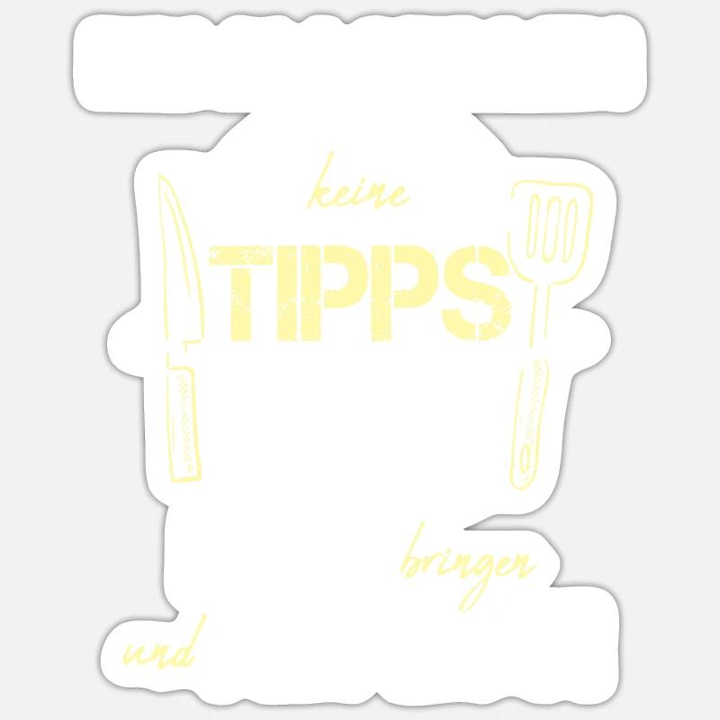 Grillen lustig Geschenkidee Mann Design - Sticker Größe S (10 x 10 cm) - Mattweiß