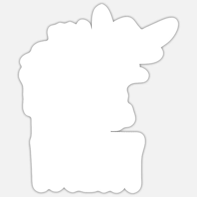 Backfee Backen Bäcker Kuchen Cupcake Fee Törtchen Sticker Größe S (10 x 10 cm)