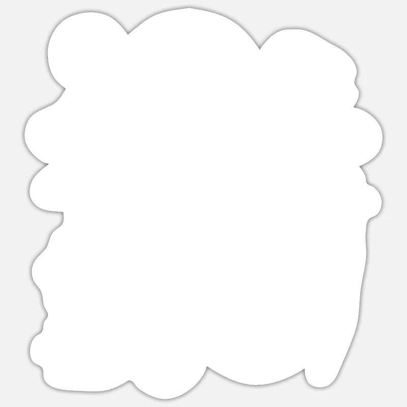bicycle - Sticker size S (10 x 10 cm) - white matte