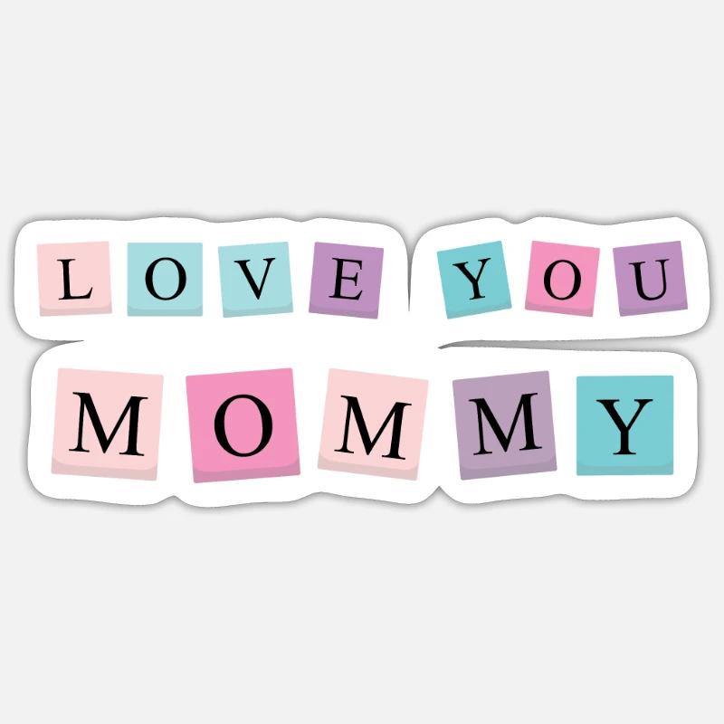 Muttertagsgeschenk | muttertag spruch | muttertag Sticker Größe S (10 x 10 cm)