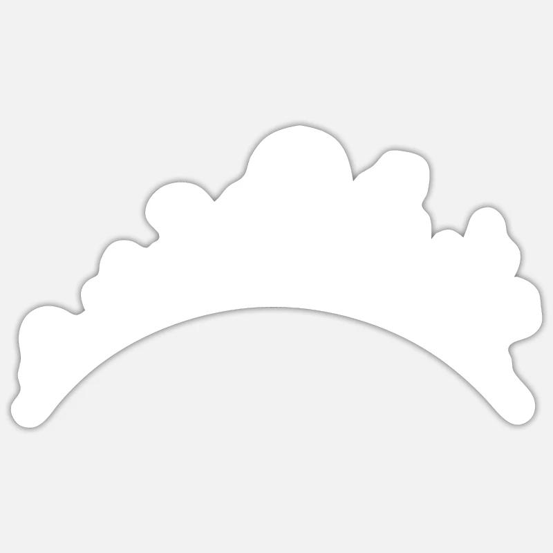Chicken evolution - Sticker size S (10 x 10 cm) - white matte