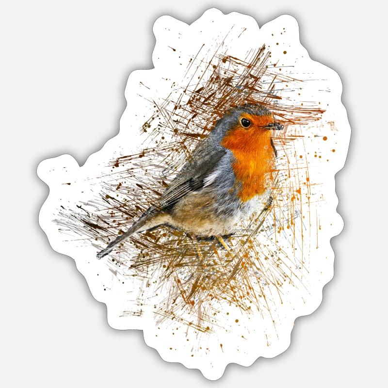 Vogel Sticker Größe S (10 x 10 cm)