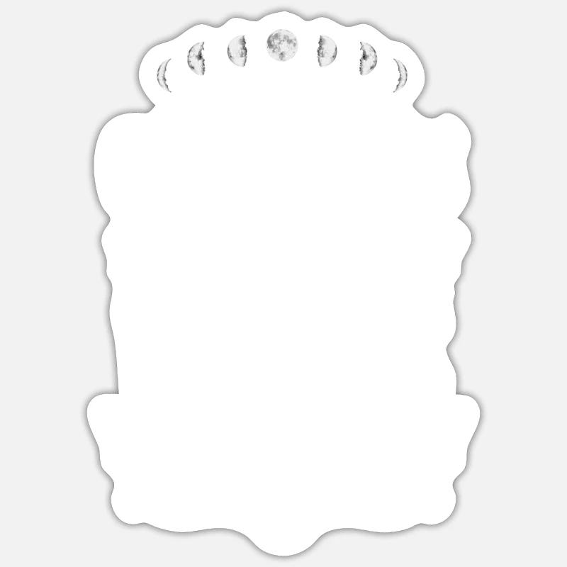 We are the Granddaughters Witchcraft Magic Wizardry - Sticker size S (10 x 10 cm) - white matte
