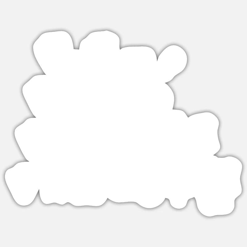 mathematician - Sticker size S (10 x 10 cm) - white matte