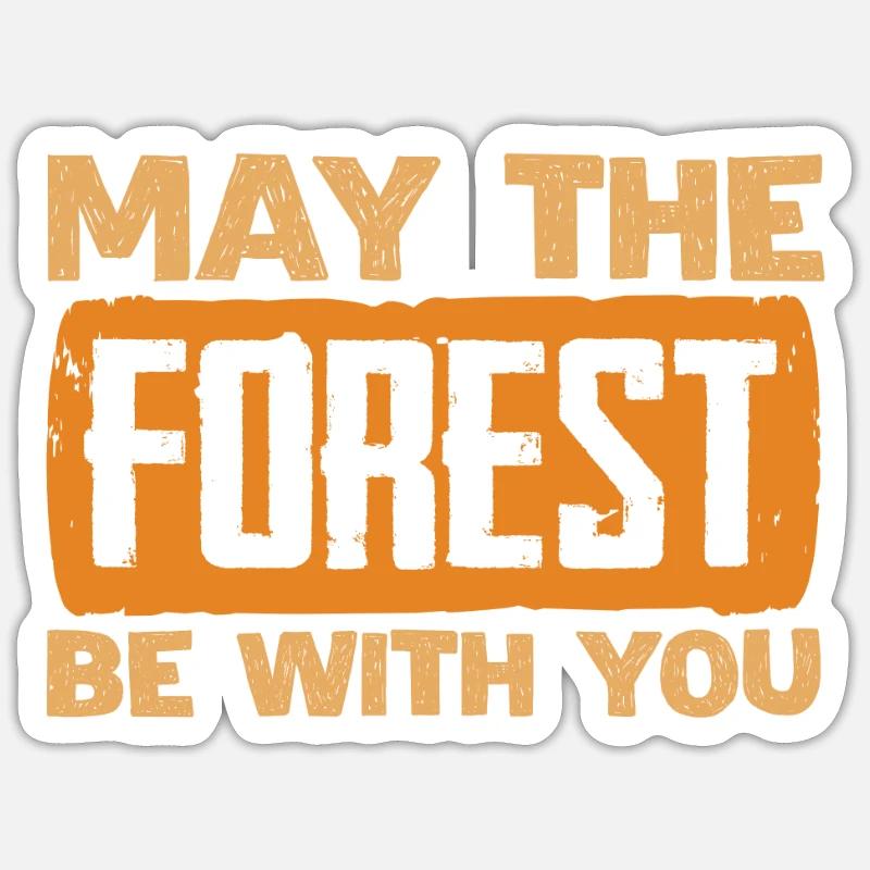 Forest Sticker size S (10 x 10 cm)