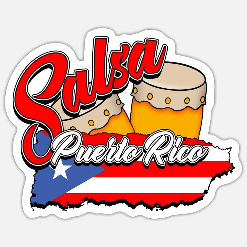 Salsa - Sticker size S (10 x 10 cm) - white matte