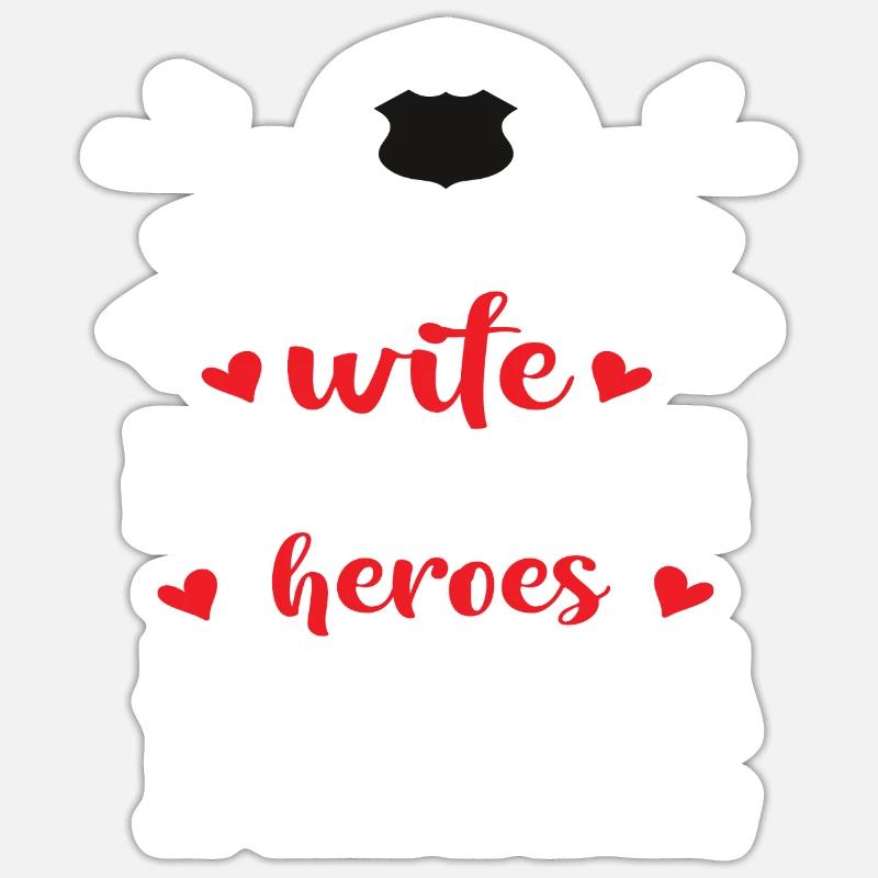 Pompier - Sticker taille S (10 x 10 cm) - blanc mat