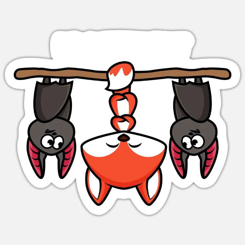 Sois Anders Lustig - Sticker taille S (10 x 10 cm) - blanc mat