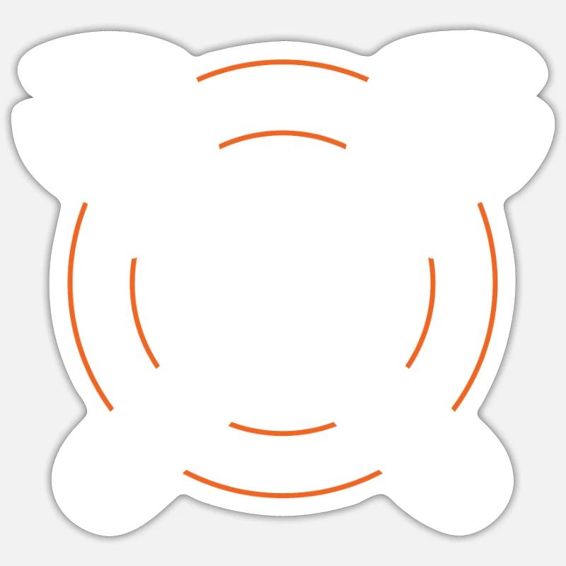 plombier - Sticker taille S (10 x 10 cm) - blanc mat