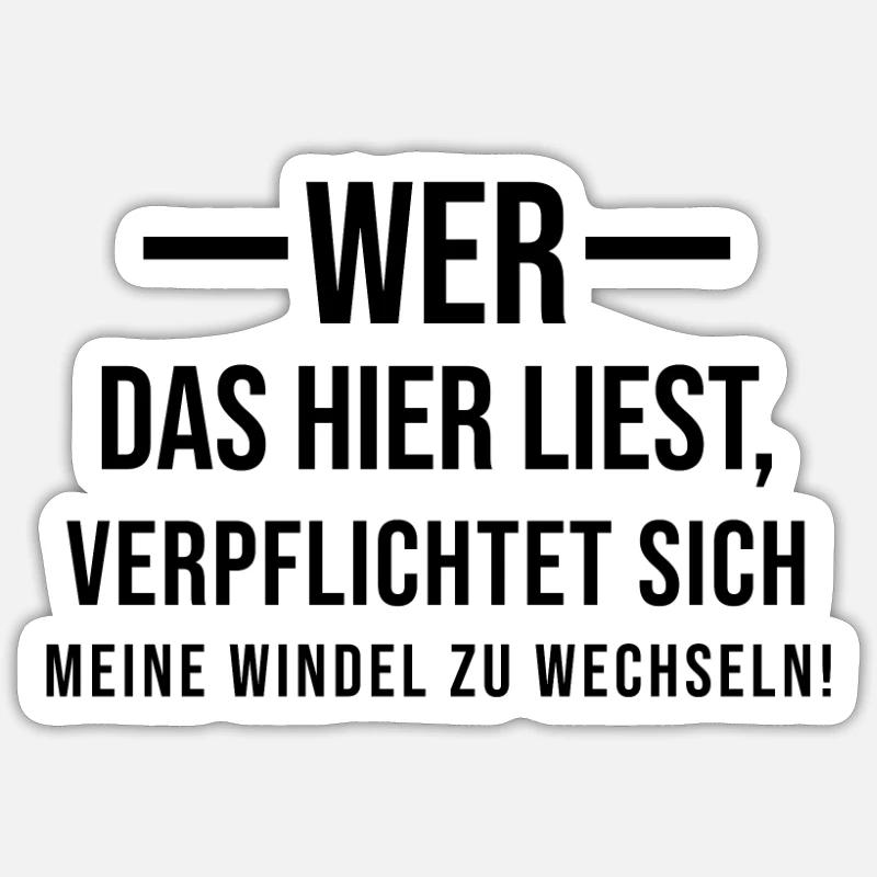 Change diaper Sticker size S (10 x 10 cm)