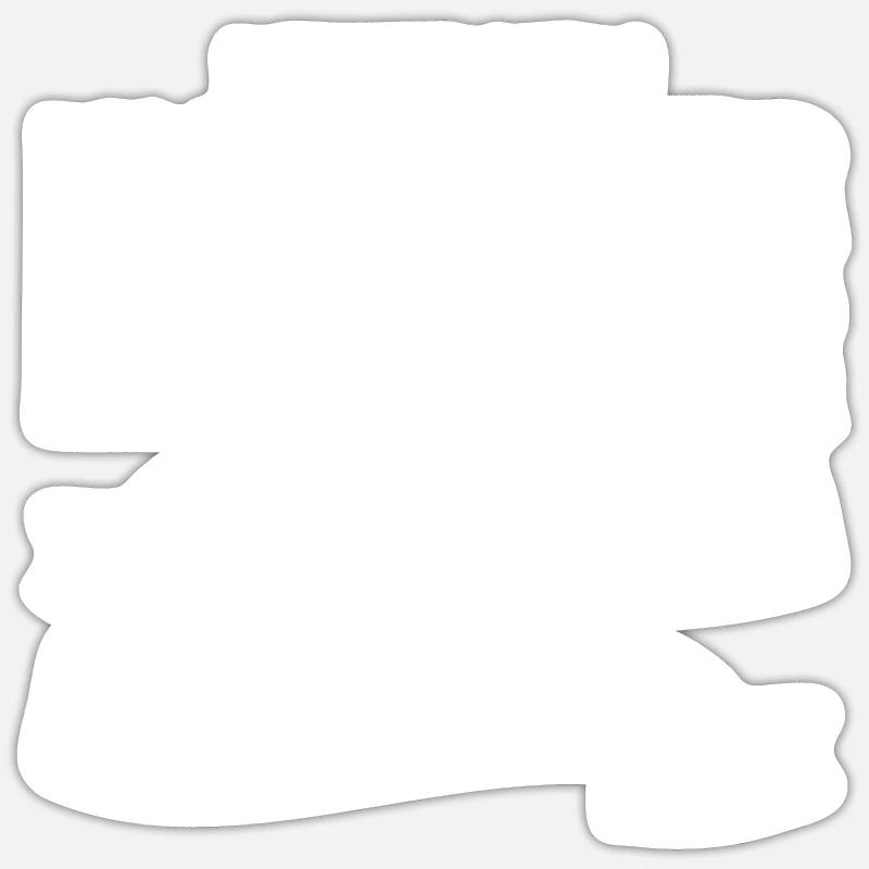 ICH BIN EIN KNACKIGER RENTNER Sticker Größe S (10 x 10 cm)