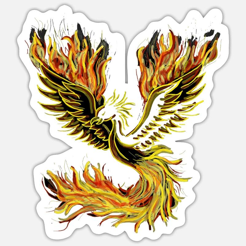 Phoenix Sticker size S (10 x 10 cm)