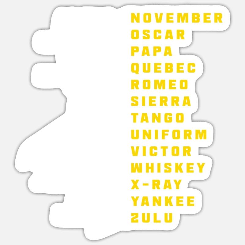 Pilot aviation Sticker size S (10 x 10 cm)