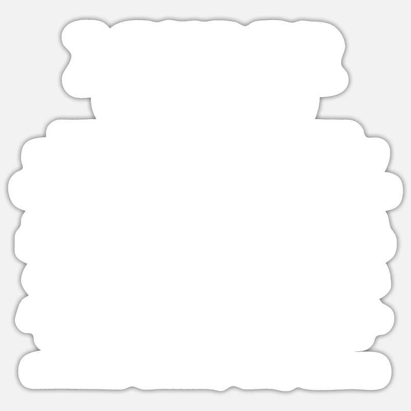 Lustiger Spruch Klassenlehrer Lehrer Geschenk - Sticker Größe S (10 x 10 cm) - Mattweiß