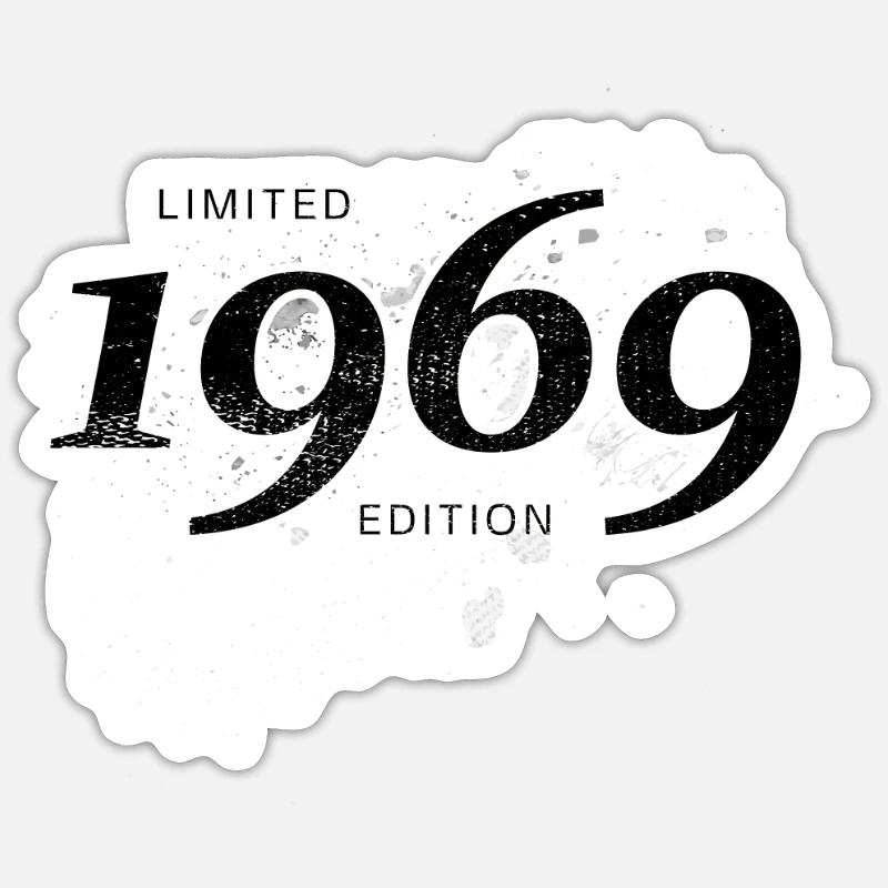 Edition limitée 1969 - Sticker taille S (10 x 10 cm) - blanc mat