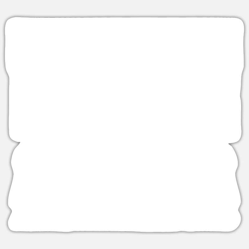 Fencing trainer - Sticker size S (10 x 10 cm) - white matte