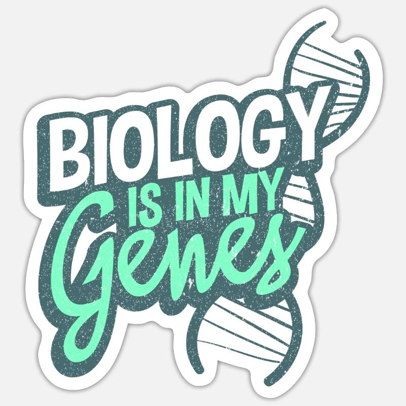 biologia Sticker formato S (10 x 10 cm)