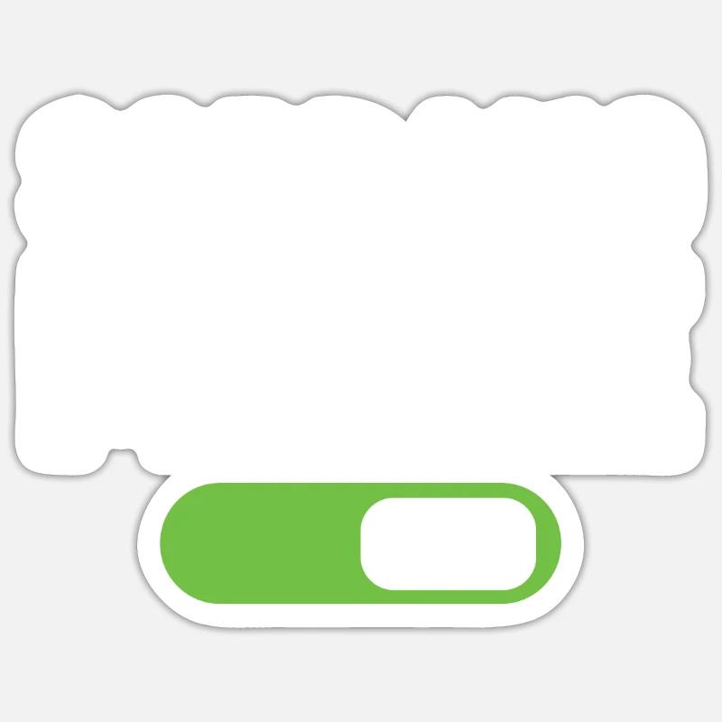 mode soprano activé Sticker taille S (10 x 10 cm)