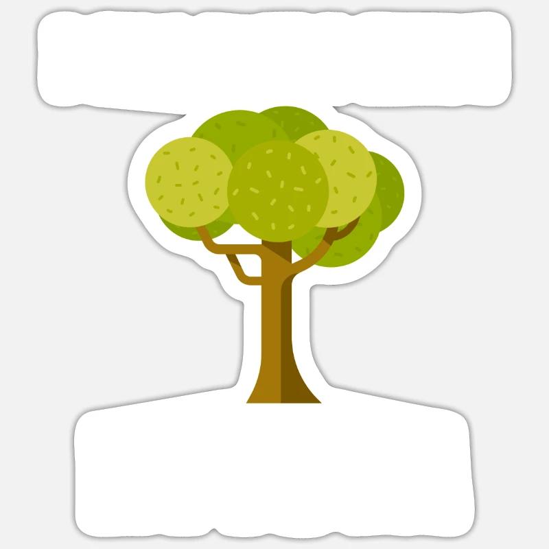 Ich bin ein Baum Sticker Größe S (10 x 10 cm)