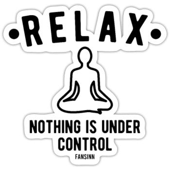 Buddhism God Religion Yoga Gift - Sticker size S (10 x 10 cm) - white matte - Front