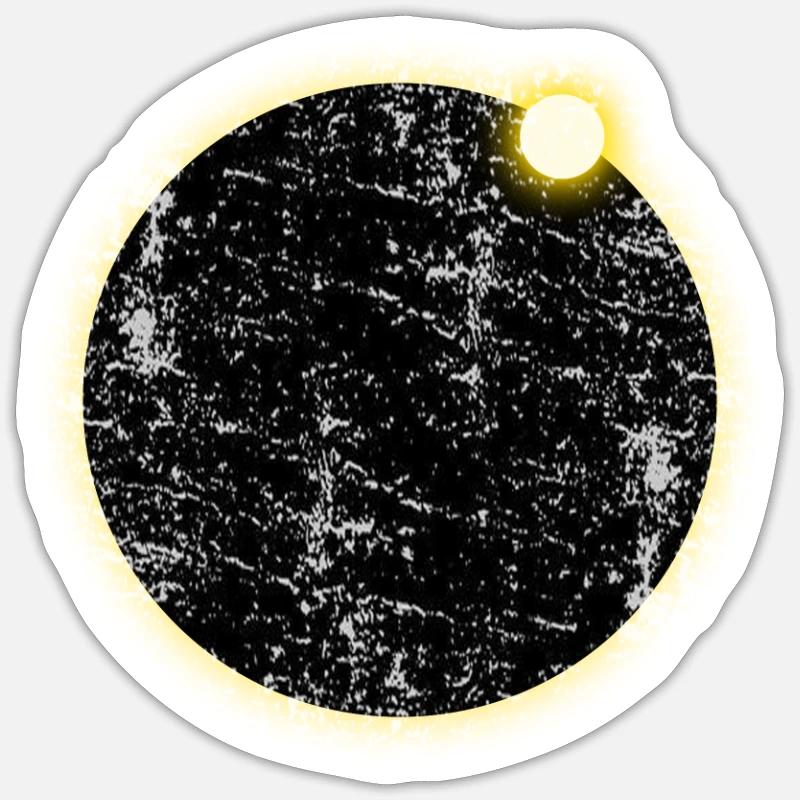Sonnensystem Planet Astronomie - Sticker Größe S (10 x 10 cm) - Mattweiß
