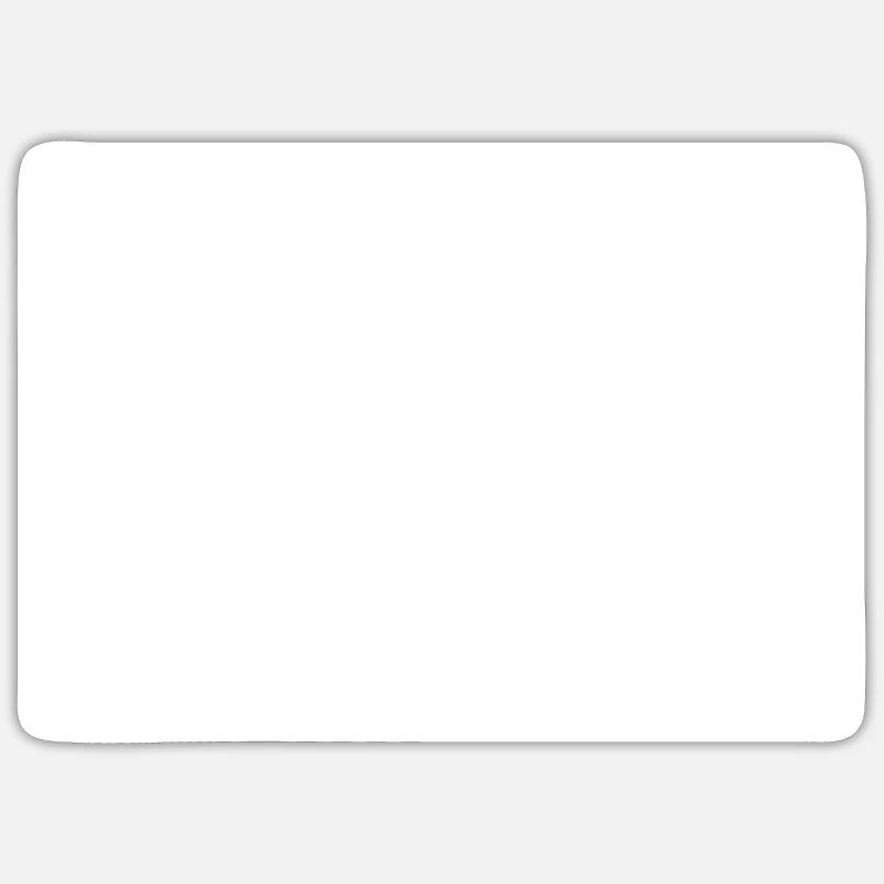 Nerd - Sticker taille S (10 x 10 cm) - blanc mat