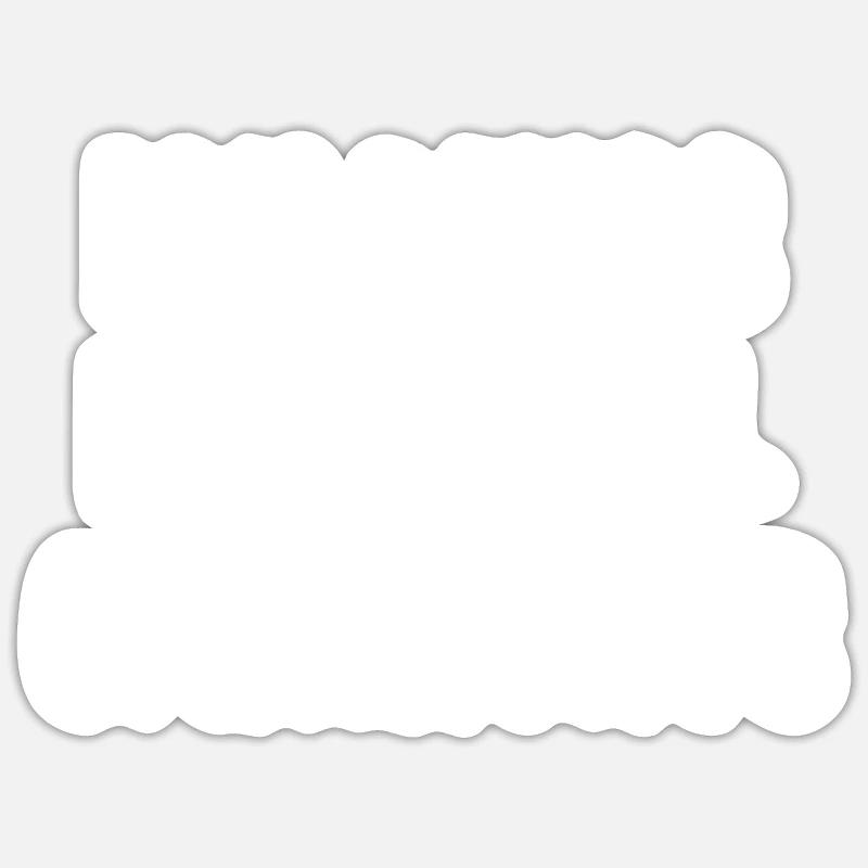 Ich muss erstmal garnichts - Sticker Größe S (10 x 10 cm) - Mattweiß