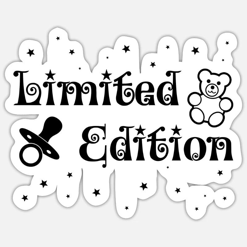 Dire bébé en édition limitée - Sticker taille S (10 x 10 cm) - blanc mat