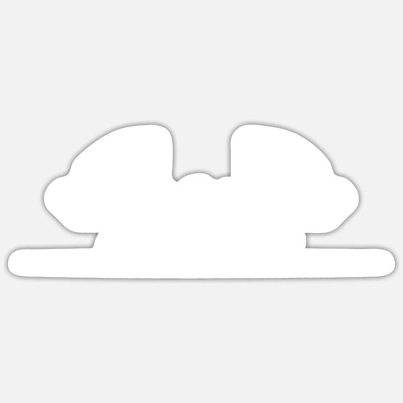 Carpenter - Sticker size S (10 x 10 cm) - white matte
