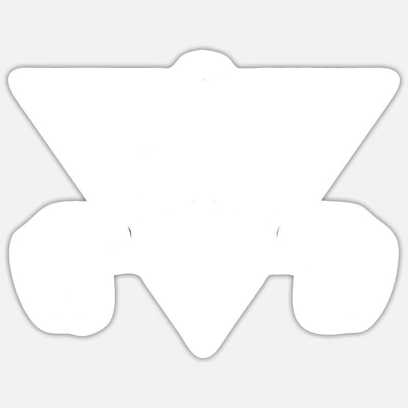 Gorilla power - Sticker size S (10 x 10 cm) - white matte